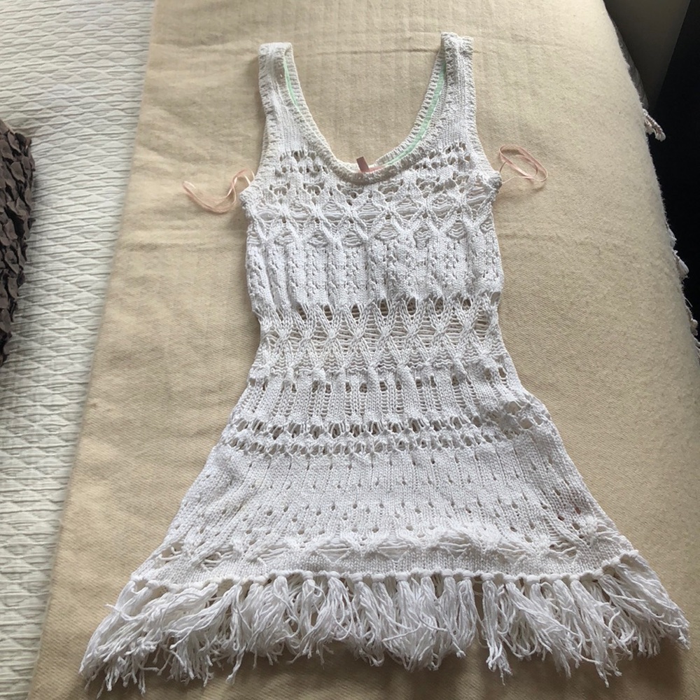 Victoria’s Secret crochet beach coverup